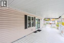 View of wooden deck - 