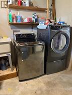 Large basement laundry room with wash tub washer and dry included - 