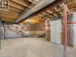 View of unfinished basement - 