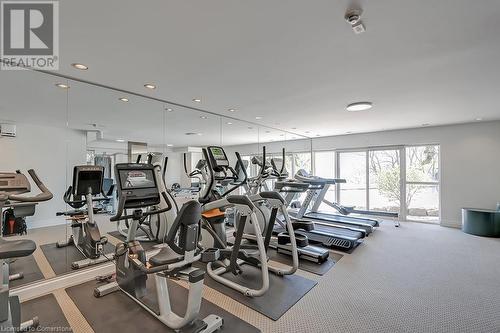 2190 Lakeshore Road Unit# 605, Burlington, ON - Indoor Photo Showing Gym Room