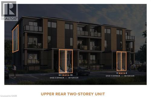 Location in Stacked Townhomes - 246 Raspberry Place Unit# E020, Waterloo, ON - Outdoor With Balcony