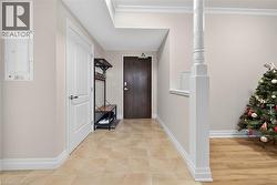 Entryway with electric panel and baseboards - 