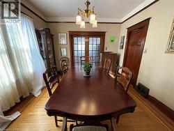 Double etched glass pocket doors into LR - 