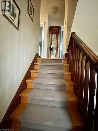Stairs up to second floor - 25 Fairmount Avenue, Hamilton, ON - Indoor Photo Showing Other Room