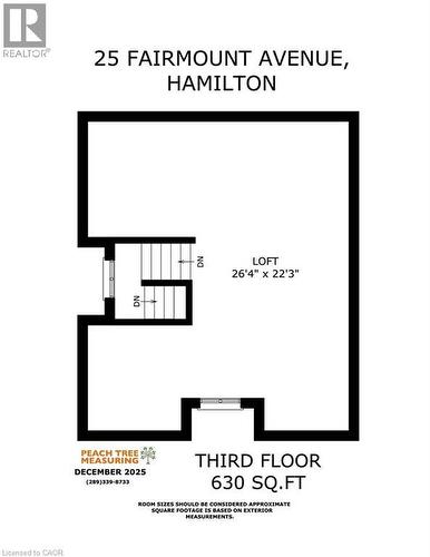 3rd floor attic high & dry with electricity - 25 Fairmount Avenue, Hamilton, ON - Other