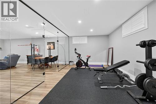 248 Cloverleaf Drive, Ancaster, ON - Indoor Photo Showing Gym Room