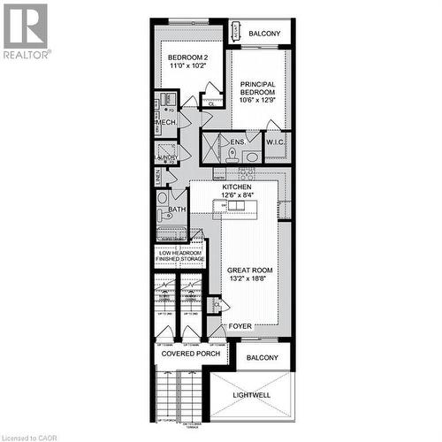 View of home floor plan - 246 Raspberry Place Unit# E015, Waterloo, ON - Other