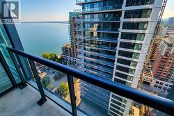 Balcony featuring a water view - 