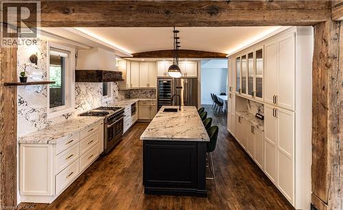 2019 Dundas Street, Burlington, ON - Indoor Photo Showing Kitchen With Double Sink With Upgraded Kitchen