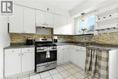 44 Holton Avenue N, Hamilton, ON - Indoor Photo Showing Kitchen With Double Sink