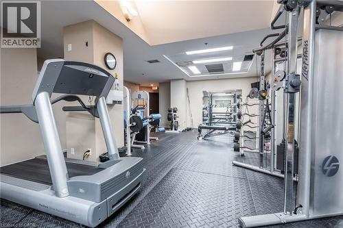 135 James Street S Unit# 612, Hamilton, ON - Indoor Photo Showing Gym Room