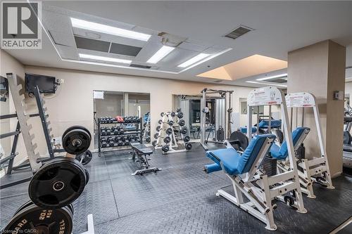 135 James Street S Unit# 612, Hamilton, ON - Indoor Photo Showing Gym Room