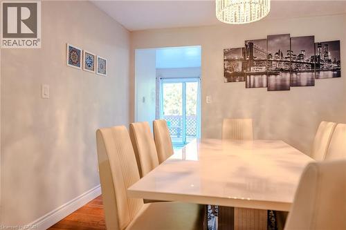 14 Windstar Place Unit# Upper, Hamilton, ON - Indoor Photo Showing Dining Room
