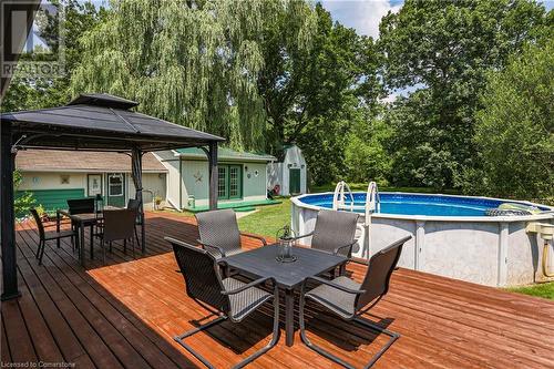1954 Grayson Avenue, Fort Erie, ON - Outdoor With Above Ground Pool With Deck Patio Veranda With Exterior