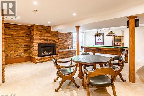 225 Shoreacres Road, Burlington, ON - Indoor Photo Showing Other Room With Fireplace