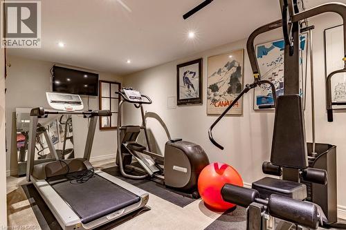 225 Shoreacres Road, Burlington, ON - Indoor Photo Showing Gym Room