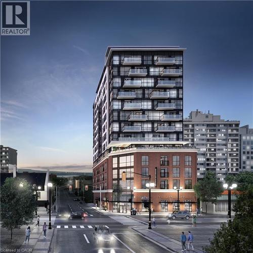 View of apartment building / complex with a view of city - 206 King Street W, Hamilton, ON 