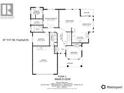 upstairs floor plan - 
