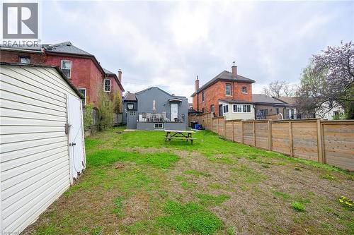 View of yard with an outbuilding and a storage unit - 129 Dundurn Street N, Hamilton, ON - Outdoor