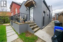 View of property exterior with stucco siding - 