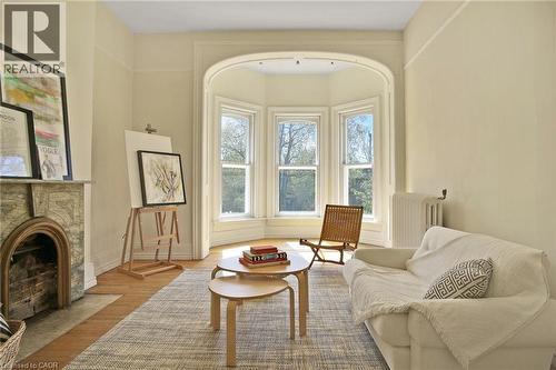 78 William Street W, Waterloo, ON - Indoor Photo Showing Living Room With Fireplace