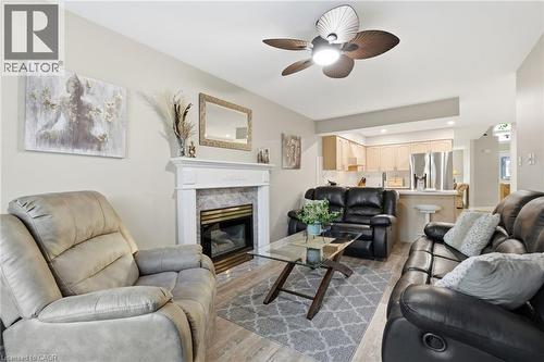 13 Colonial Crescent, Grimsby, ON - Indoor Photo Showing Living Room With Fireplace