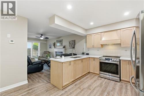 13 Colonial Crescent, Grimsby, ON - Indoor Photo Showing Kitchen With Double Sink
