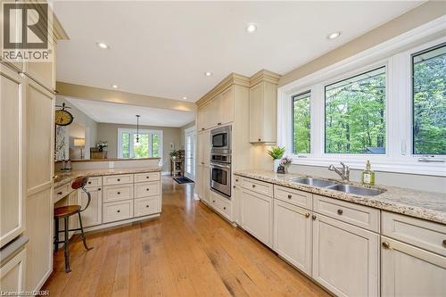 2157 8 Sideroad, Burlington, ON - Indoor Photo Showing Kitchen With Double Sink