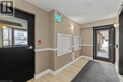 Mailboxes and elevator lobby. - 