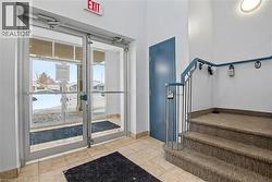 main building entrance looking out showcasing the secure entrance foyer - 