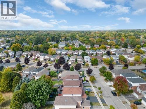 Aerial perspective of suburban area - 75 Marisa Street, Kitchener, ON - Outdoor With View