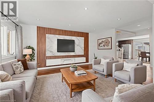 *VIRTUALLY STAGED - 233 Normanhurst Avenue, Hamilton, ON - Indoor Photo Showing Living Room