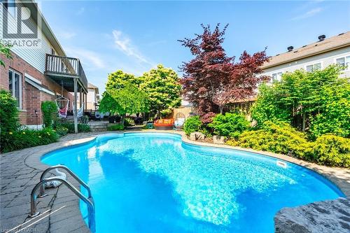 2338 Norland Drive, Burlington, ON - Outdoor With In Ground Pool With Deck Patio Veranda With Backyard