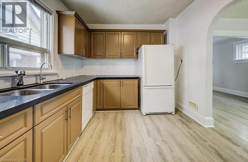 18 Shanley Street, Kitchener, ON - Indoor Photo Showing Kitchen With Double Sink