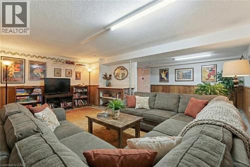 Virtually Staged - 92 Gary Avenue, Hamilton, ON - Indoor Photo Showing Living Room