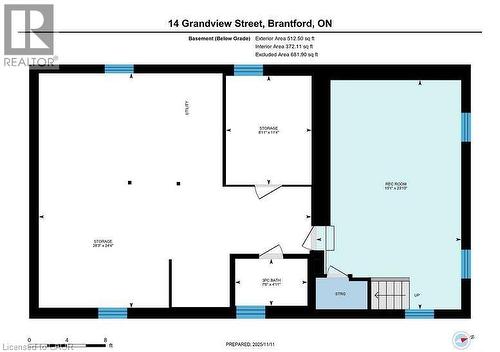 View of floor plan / room layout - 14 Grandview Street, Brantford, ON - Other