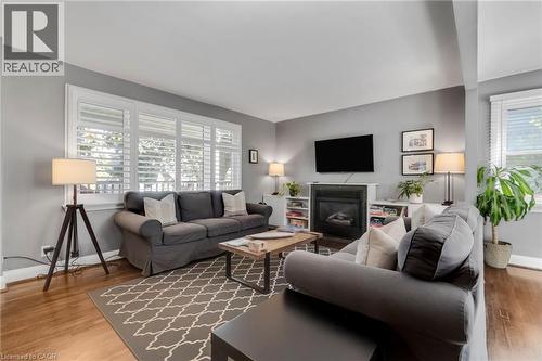 710 Hager Avenue, Burlington, ON - Indoor Photo Showing Living Room With Fireplace