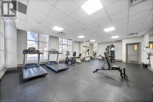 442 Maple Avenue Unit# 1101, Burlington, ON - Indoor Photo Showing Gym Room