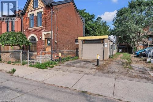 Rear Building Garage door - commercial space - 237 James Street N, Hamilton, ON 