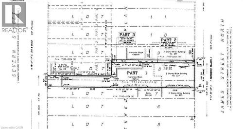 Old Survey. 237 James st N - 237 James Street N, Hamilton, ON 