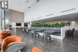 Common area with a towering ceiling - 