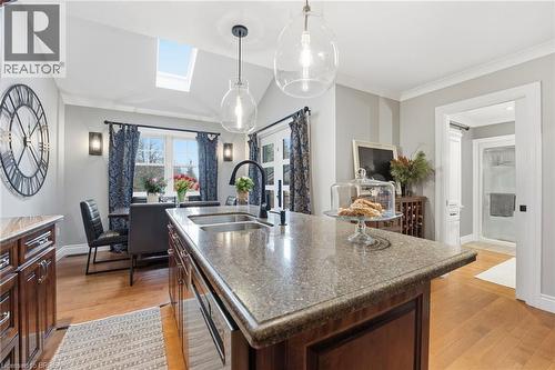 86 Elm Street, Brantford, ON - Indoor Photo Showing Kitchen With Double Sink