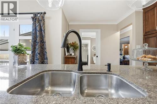 86 Elm Street, Brantford, ON - Indoor Photo Showing Kitchen With Double Sink