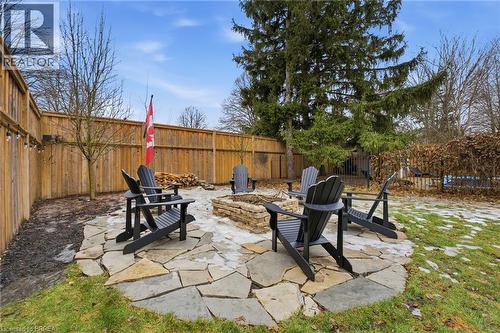 Fire Pit Area - 86 Elm Street, Brantford, ON - Outdoor With Deck Patio Veranda