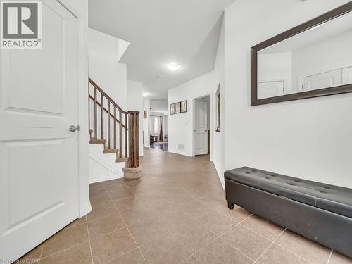 Entryway with stairs and light tile patterned floors - 3 Creighton Avenue, Guelph, ON - Indoor Photo Showing Other Room