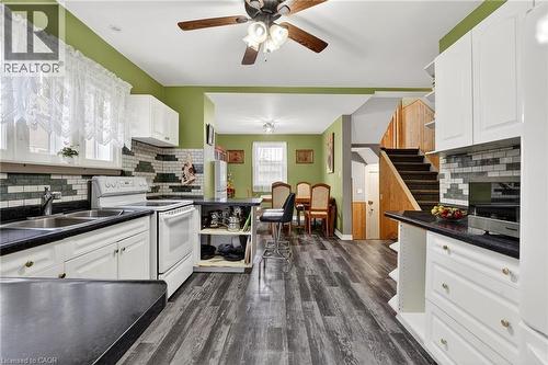 5270 Second Avenue, Niagara Falls, ON - Indoor Photo Showing Kitchen With Double Sink