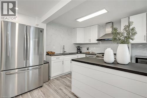 173 London Street N, Hamilton, ON - Indoor Photo Showing Kitchen With Stainless Steel Kitchen
