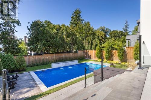 46 Second Street, Oakville, ON - Outdoor With In Ground Pool With Backyard