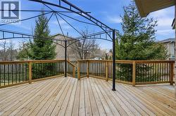 View of wooden deck - 