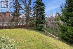 View of fenced backyard - 